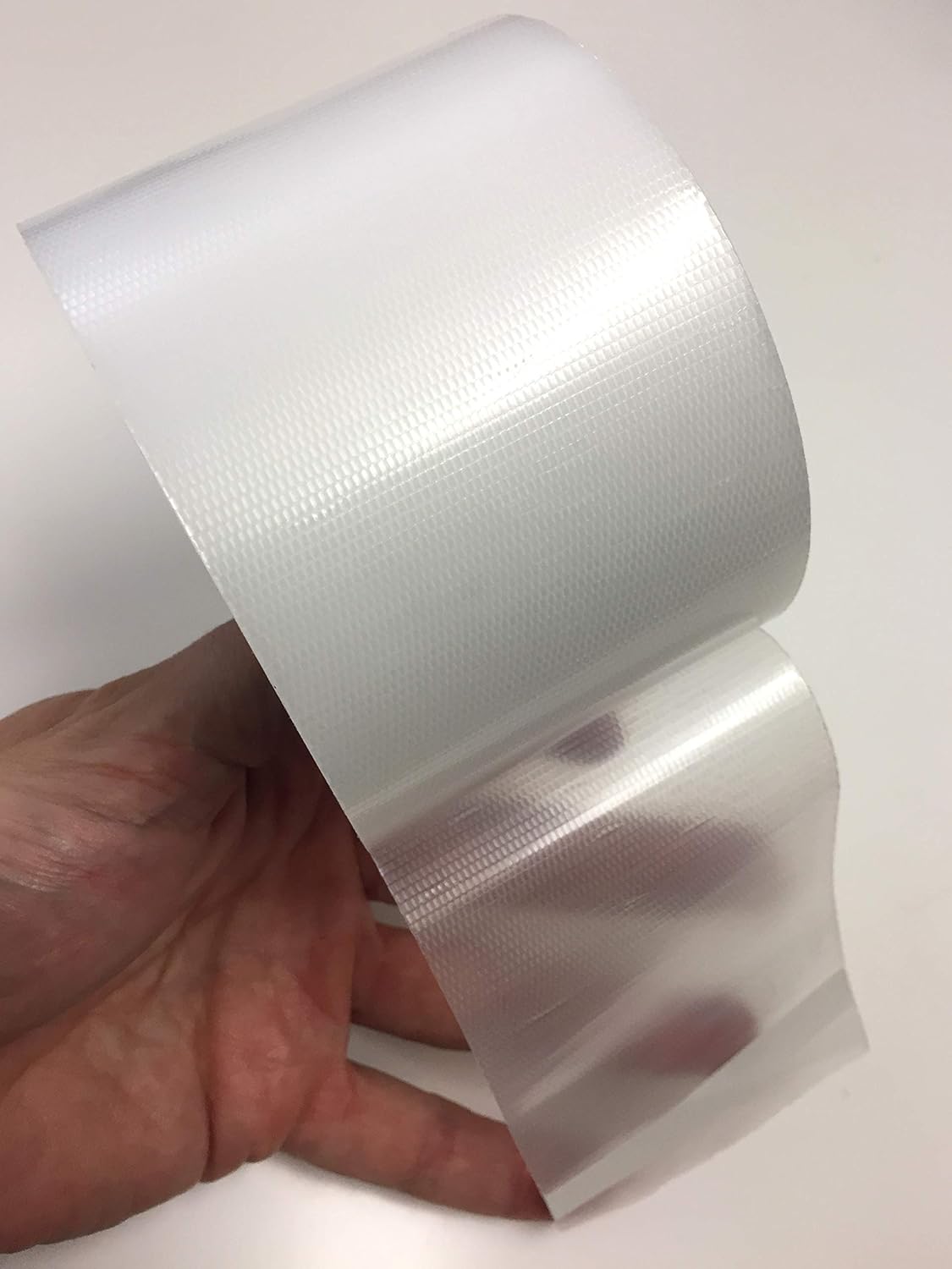Transparent Duct Tape clear Cloth Curing Tape Ultra High Performance Weather Resistant Tape for Repairs, Patching, Sealing, Mounting | Residential, Commercial & Industrial Uses