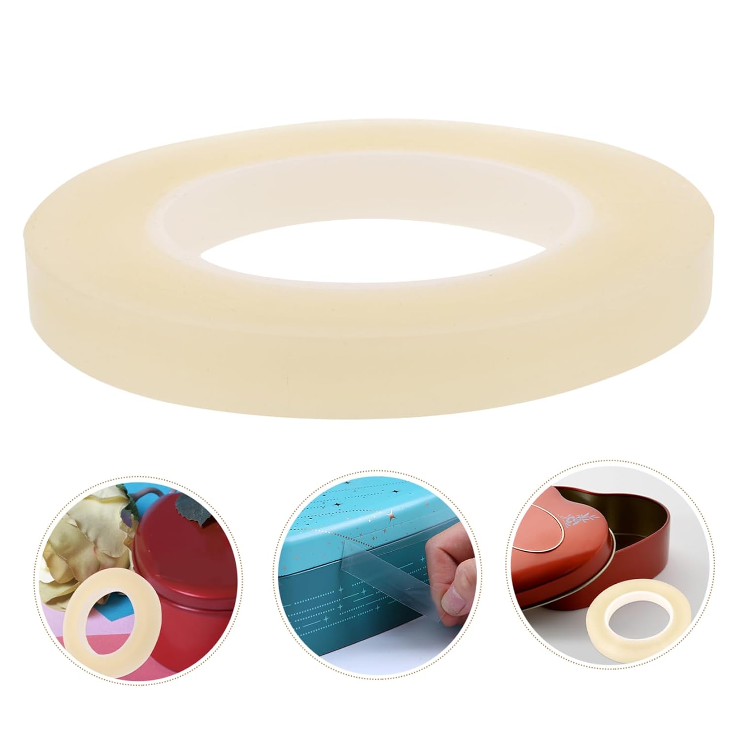 No-Residual Food Case Box Sealing PVC Tin Cans Seal Tape