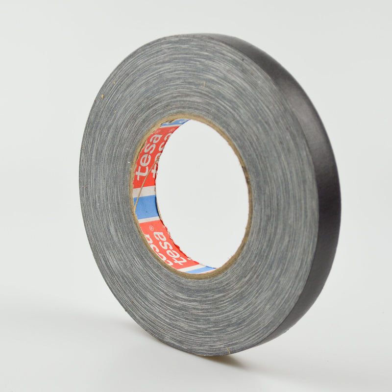 Tesa 4651 High-Performance Cloth Tape for Packaging and Repair Black