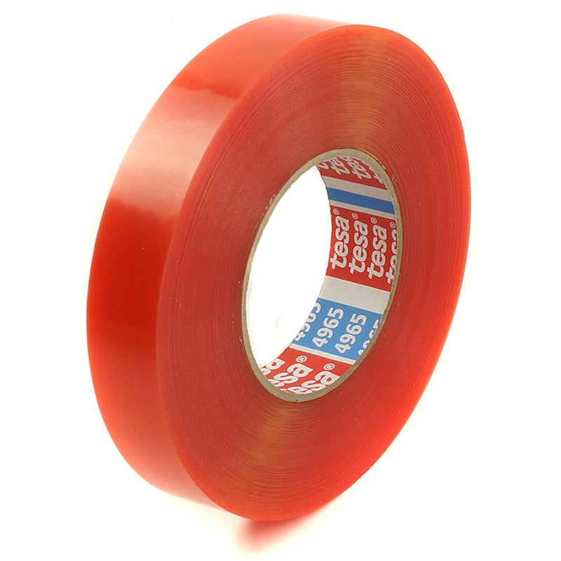 Tesa 4965 red film liner Double-Coated Tape with High Shear and Temperature Resistance