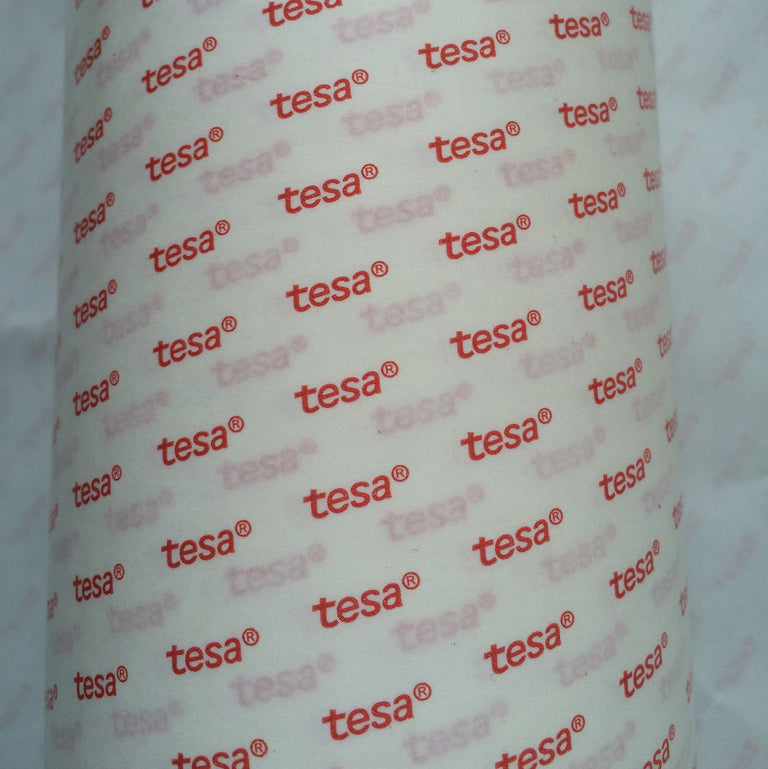 tesa 58372, 1250 mm x 100 m, 0.05 mm, Translucent, Double sided flame retardant PET tape