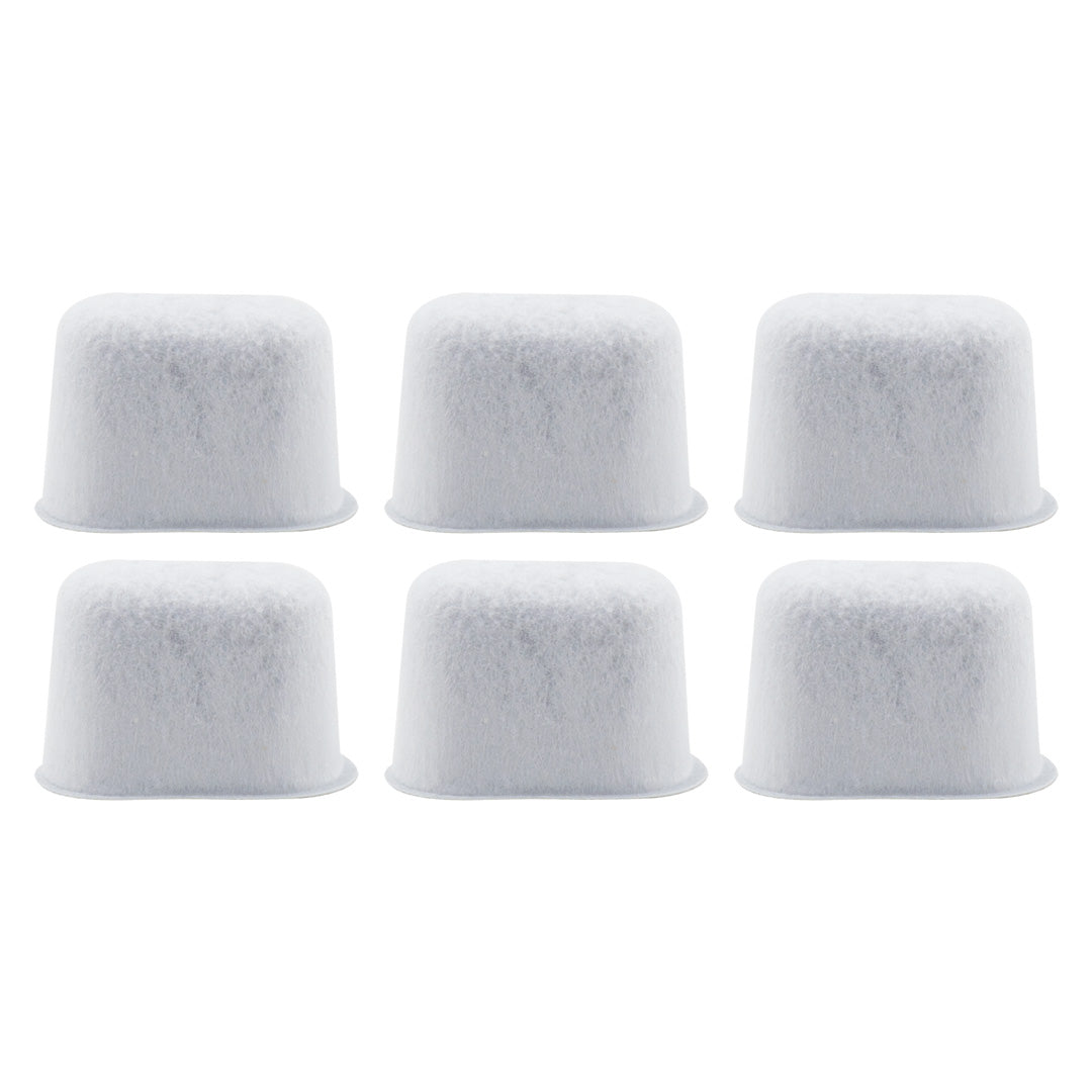 2 Pack Reusable K-Cup Coffee Filter and 6 Pack Charcoal Water Filter Replacement Part Compatible with Keurig 1.0 and 2.0 Series