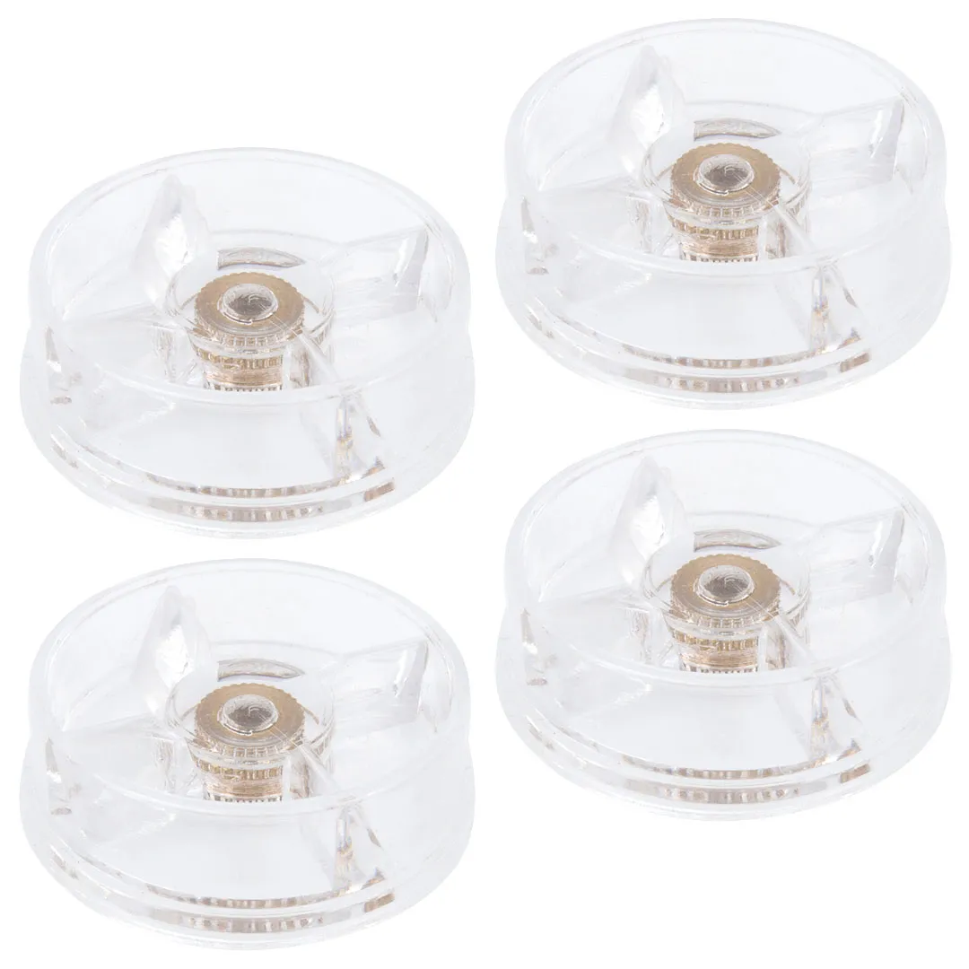 4 Pack Base Gear Replacement Part Compatible with Magic Bullet 250W Blenders MB1001