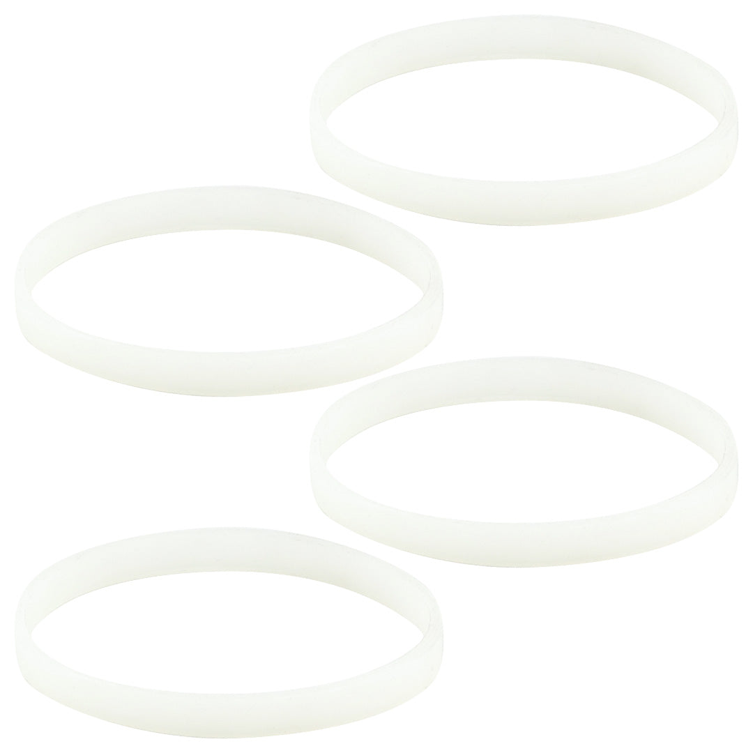 4 Pack White Gasket Rubber Sealing O-Ring Replacement Part for Nutri Ninja Auto-iQ Blenders BL480 BL681A BL682 BL640