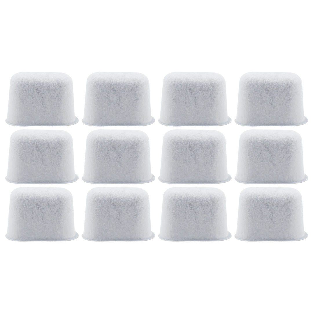 4 Pack Reusable K-Cup Coffee Filter and 12 Pack Charcoal Water Filter Replacement Part Compatible with Keurig 1.0 and 2.0 Series