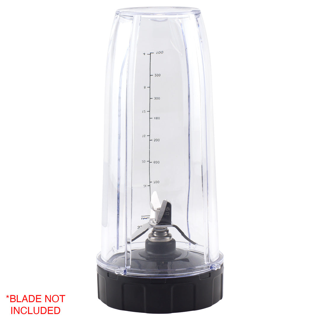 2 Pack 32 oz Cup with Sip Seal Lid Replacement Parts 407KKU641 408KKU641 Compatible with Nutri Ninja Auto-iQ BL480 BL640 CT680 Blenders