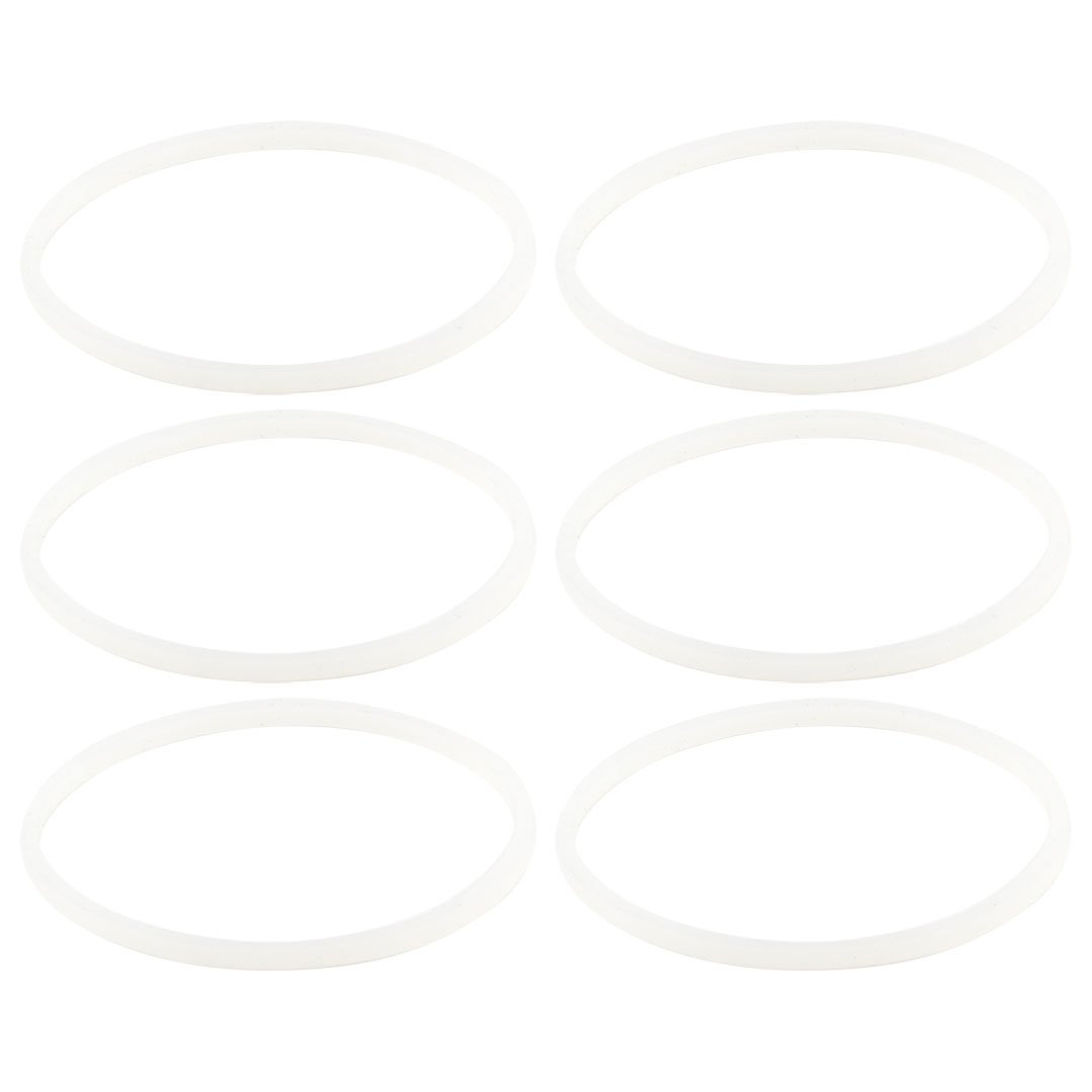 6 Pack Rubber Gaskets Sealing O-Ring Replacement Part for Nutri Ninja BL660 BL663 BL663CO BL665Q BL740 BL770 BL771 BL773CO BL810C BL810Q BL820 BL830