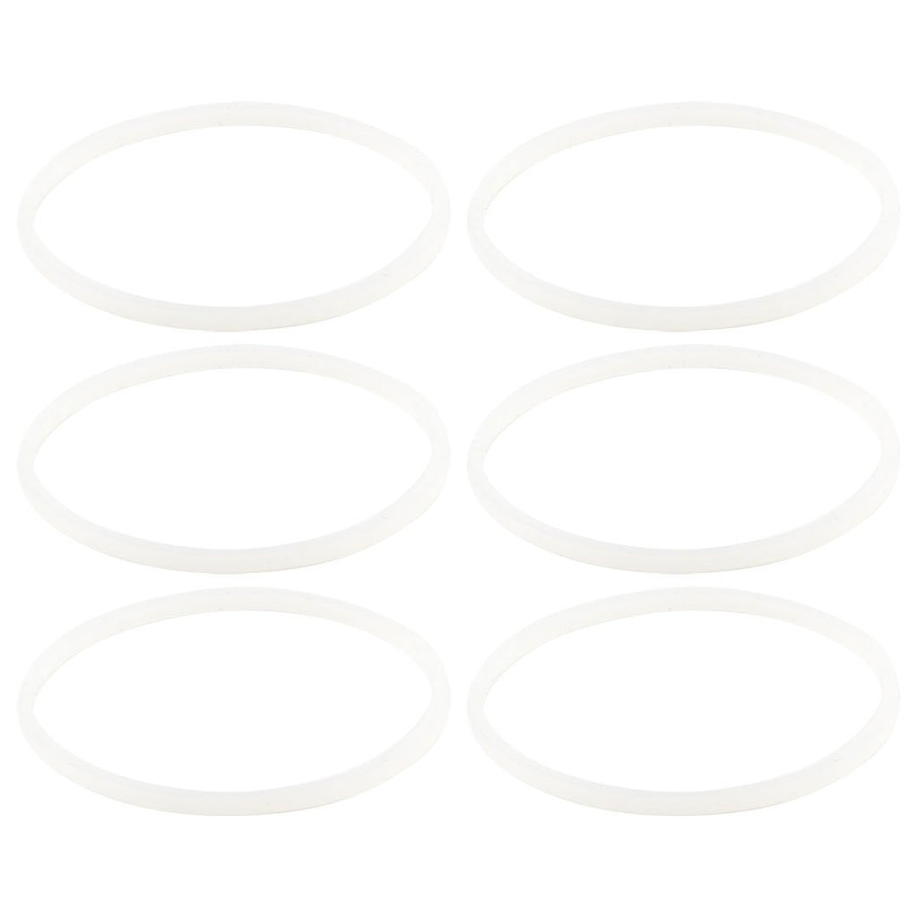 5 Pack Rubber Gaskets Replacement Seal White O-Ring for Nutri