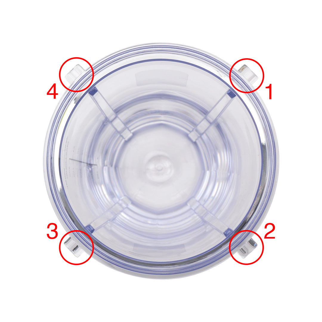 2 Pack 32 oz Cup Replacement Part 407KKU641 Compatible with Nutri Ninja Auto-iQ BL480 BL640 CT680 Blenders