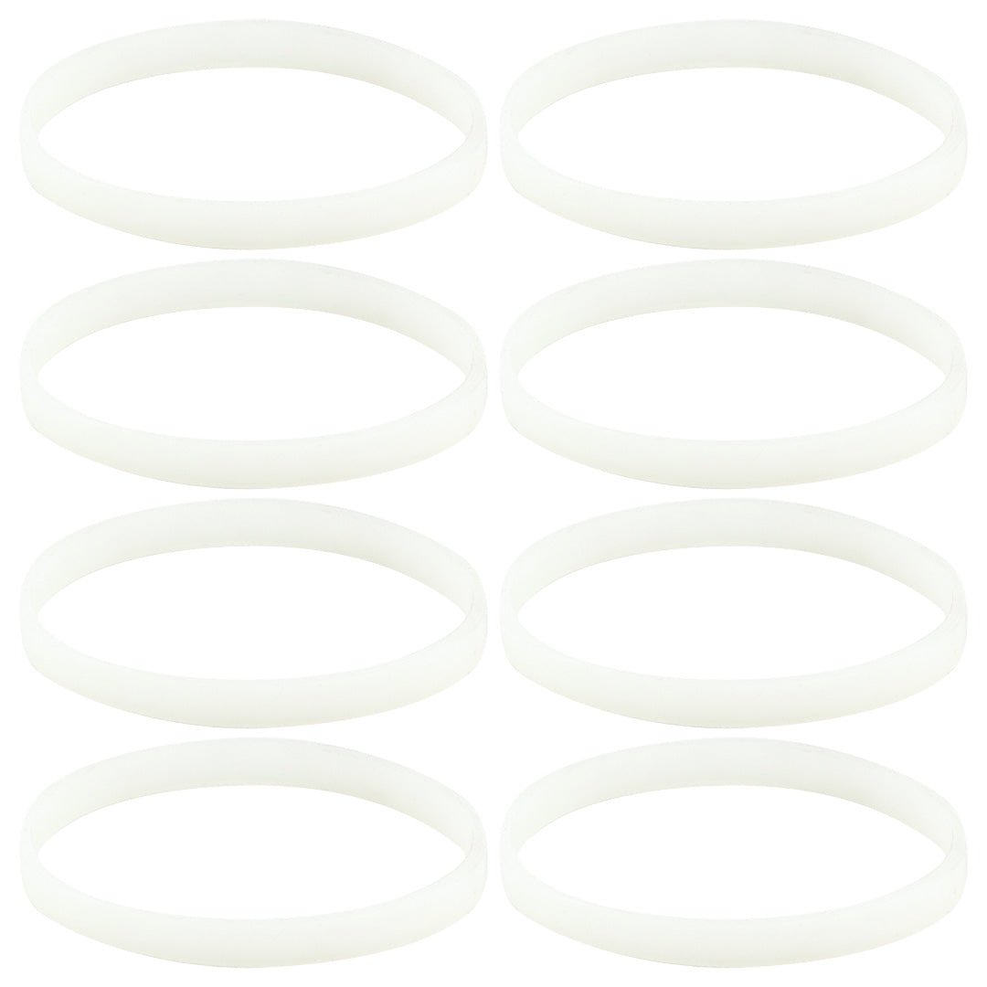 8 Pack White Gasket Rubber Sealing O-Ring Replacement Part for Nutri Ninja Auto-iQ Blenders BL480 BL681A BL682 BL640