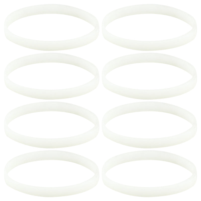 8 Pack White Gasket Rubber Sealing O-Ring Replacement Part for Nutri Ninja Auto-iQ Blenders BL480 BL681A BL682 BL640