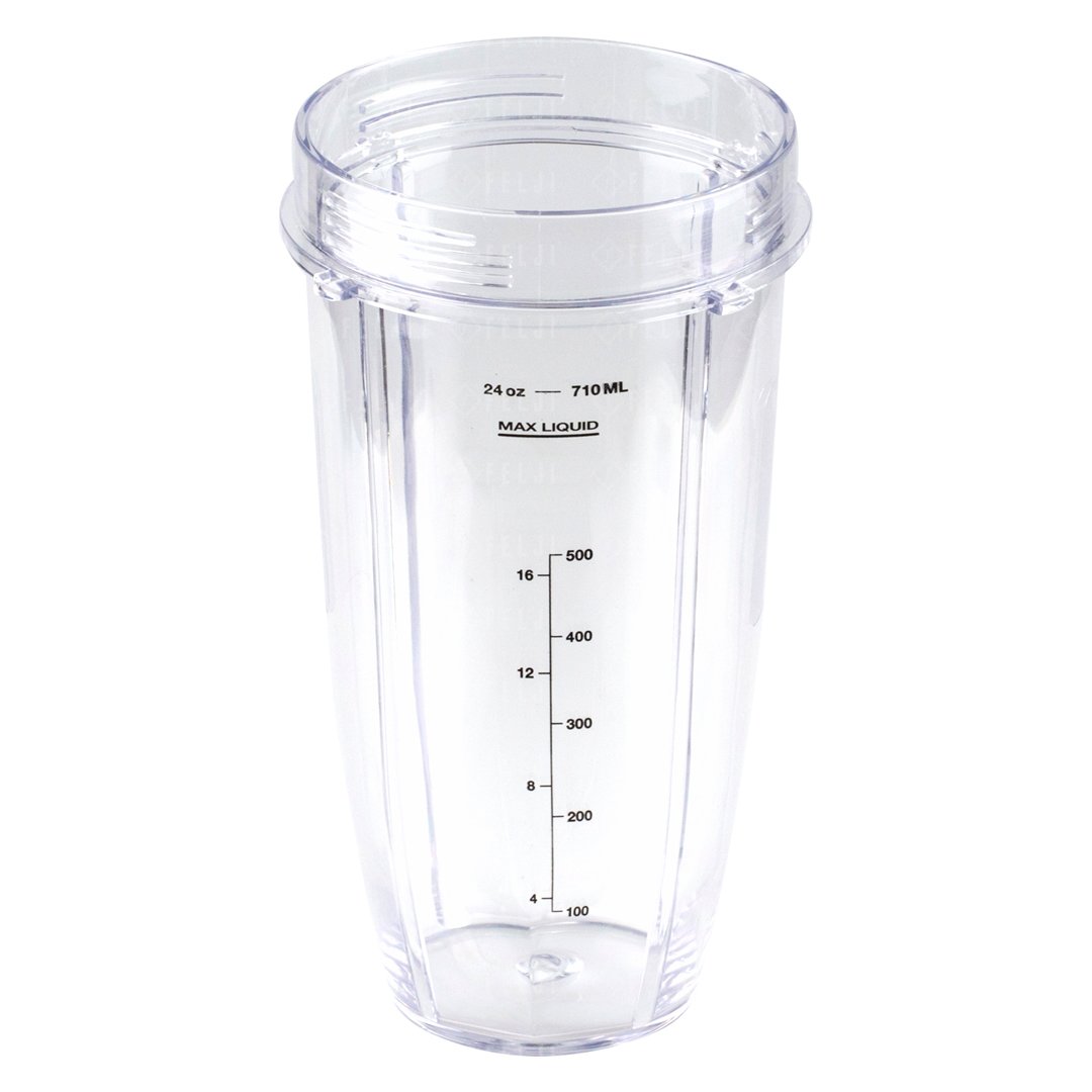 18 oz 24 oz Cups with Spout Lid and Extractor Blade for Nutri Ninja BL800-30 BL810-30 BL810-QSL-30 BL810-QON-30 BL820-30 BL830-30 BL830-CB-30