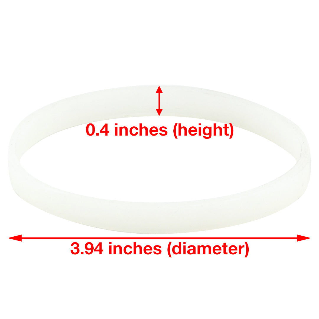 6 Pack White Gasket Rubber Sealing O-Ring Replacement Part for Nutri Ninja Auto-iQ Blenders BL480 BL681A BL682 BL640