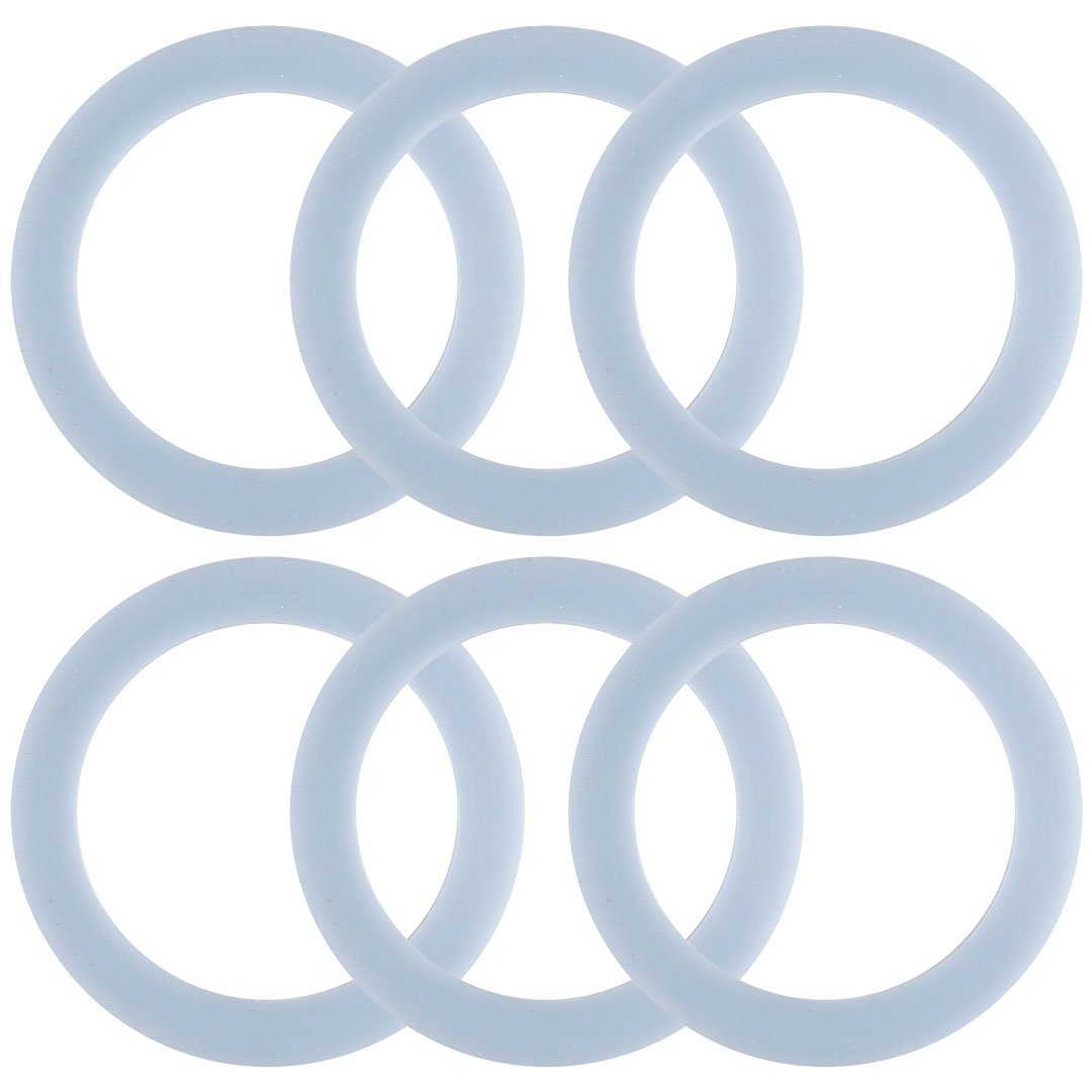 6 Pack Blender Rubber Gasket 0-Ring Seal Replacement Part Compatible with Hamilton Beach Blenders