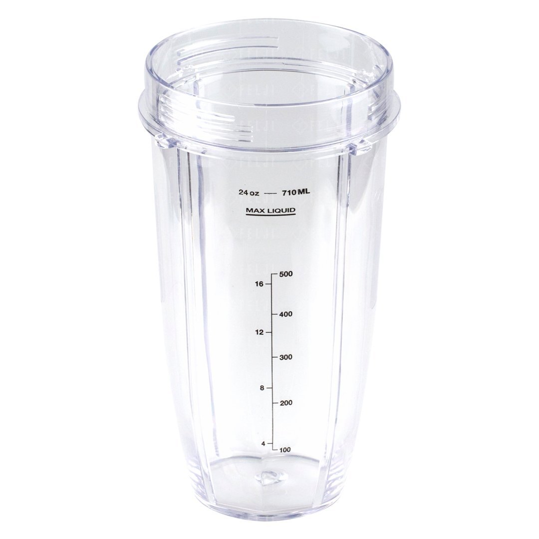 2 Nutri Ninja 24 oz Cups with Sip Seal Lids and 1 Extractor Blade Replacement Combo 483KKU486 408KKU641 409KKU641