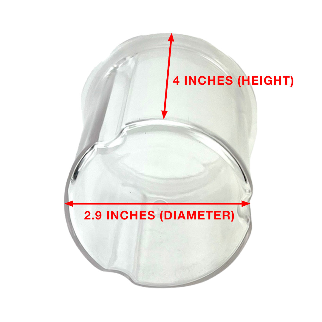 Flat Blade and 2 Pack 5 oz Cup with Lid Replacement Part Compatible with Oster BLSTAV BLSTPB My Blend 250-Watt Blender