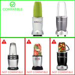 32 oz Colossal Cup with Flip To Go Lid and Extractor Blade Replacement Parts Compatible with NutriBullet Lean NB-203 1200W Blenders