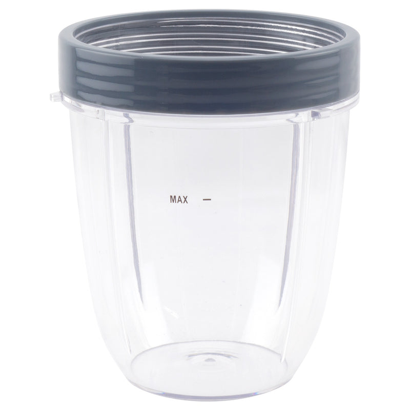 18 oz Short Cup Includes Lip Ring Replacement Parts Compatible with NutriBullet 600W 900W Blenders NB-101B NB-101S NB-201