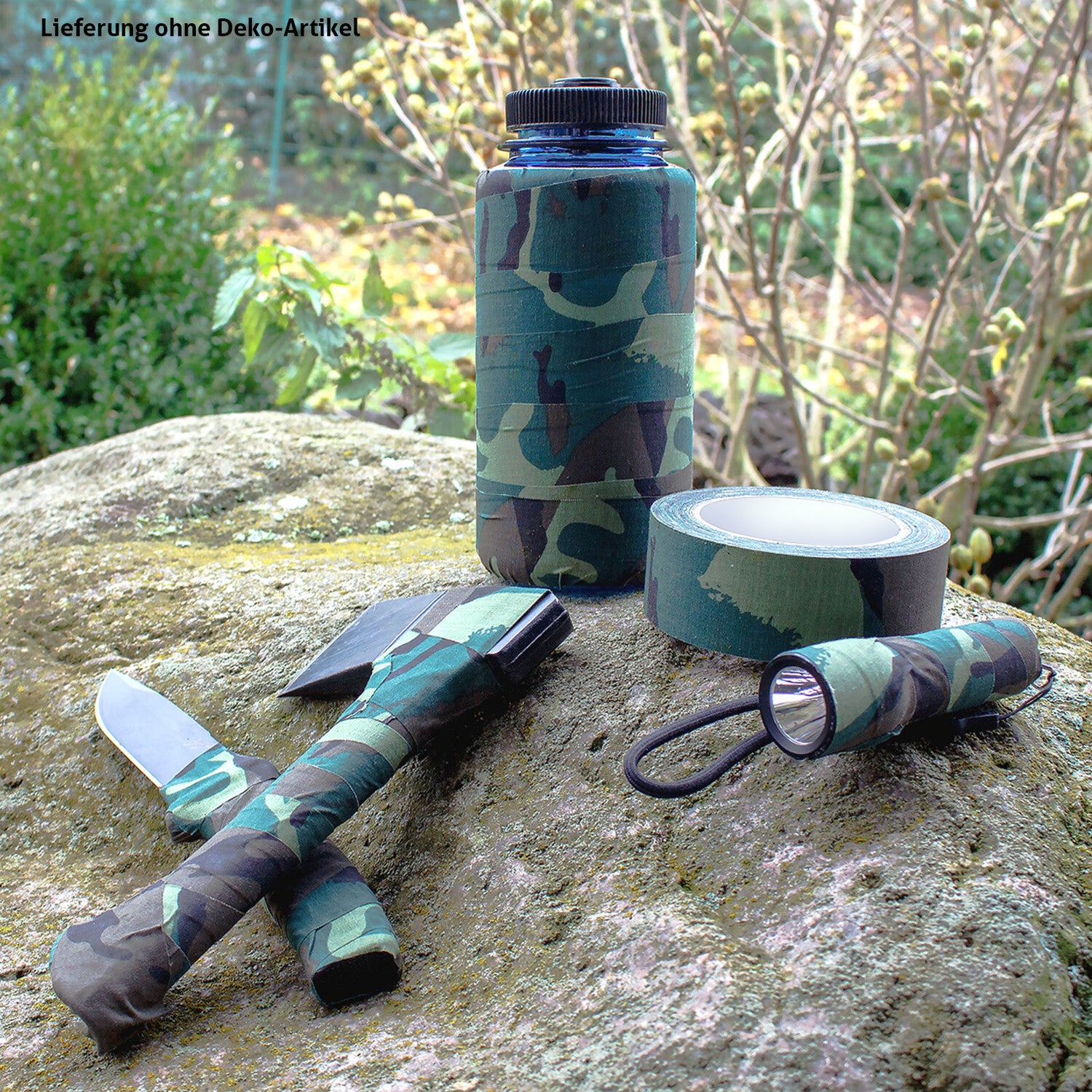 Camouflage masking concealing textile fabric tape 25m