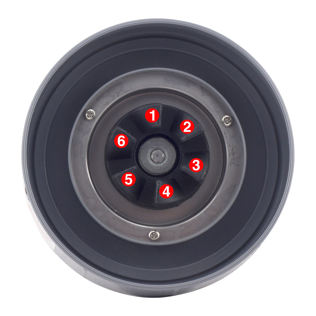 Extractor Blade and Flat Milling Blade Replacement Parts Compatible with NutriBullet 600W 900W Blenders NB-101B NB-101S NB-201