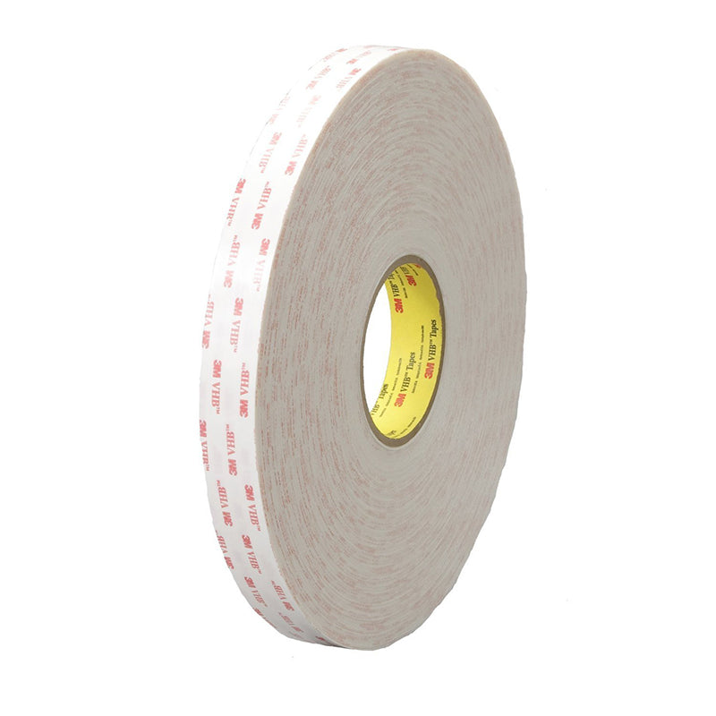3M VHB 4930 Acrylic Foam Adhesive Tape white 25 mil (0.6 mm) Thick Pressure Sensitive Double Sided Tape