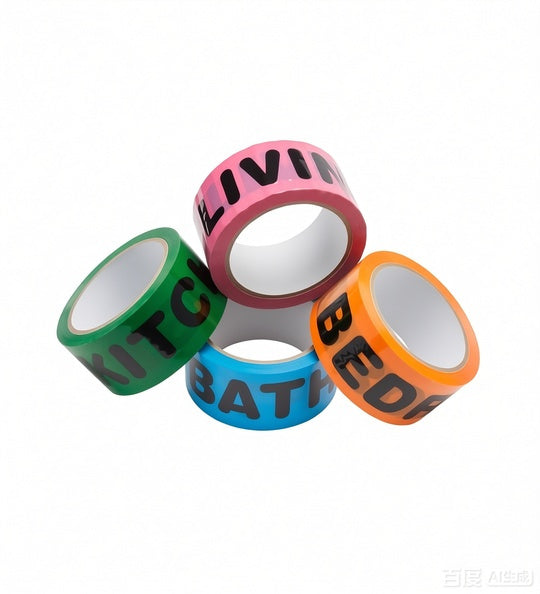 Coloured Room Packing Tape 48mmx66m 4 Pack