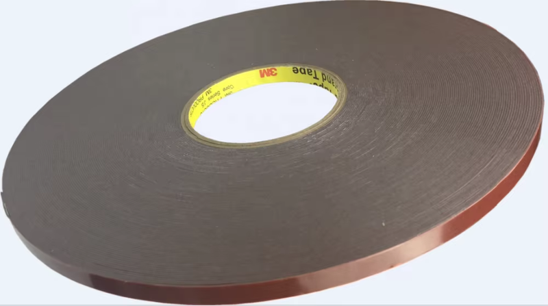 3M GT7108 Automotive Acrylic Foam Tape, Gray, 0.80 mm Car Trim Mounting Tape