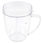 18 oz Short Cup with Handle Replacement Part Compatible with NutriBullet Pro 1000W Pro+ 1200W Blenders