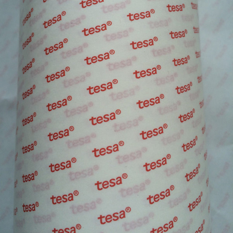 tesa  58372, 1250 mm x 100 m, 0.05 mm, Translucent, Double sided flame retardant PET tape