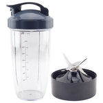 32 oz Colossal Cup with Flip To Go Lid and Extractor Blade Replacement Parts Compatible with NutriBullet Lean NB-203 1200W Blenders