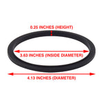 8 Pack Gasket Replacement Part Compatible with NutriBullet RX N17-1001 1700-Watt Blenders