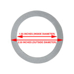 2 Pack Ice Crusher Blender Blade Cutter 4961-011 with Gasket Replacement Part Compatible with Oster Osterizer