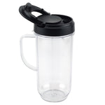 22 oz Tall Cup with Flip Top To-Go Lid and Cross Blade Replacement Parts for Magic Bullet 250W MB1001 Blenders