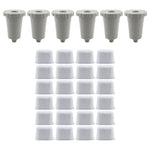 24 Pack Water Filter Cartridges, 6 Replacement Coffee Filter Sets Compatible with Keurig My K-Cup B30 B40 B50 B60 B70 Series