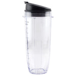 32 oz Cup with Sip Seal Lid Replacement Parts 407KKU641 408KKU641 Compatible with Nutri Ninja Auto-iQ BL480 BL640 CT680 Blenders