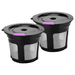 2 Pack Reusable K-Cup Coffee Filter Replacement Set Compatible with Keurig 1.0 and 2.0 Series