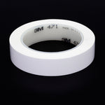 3M Vinyl Tape 471,  White, Paint Alternative for Floor Marking, Social Distancing, Color Coding, Safety Marking