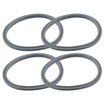 4 Pack Gray Gasket Replacement Parts Compatible with NutriBullet 600W 900W Blenders NB-101B NB-101S NB-201