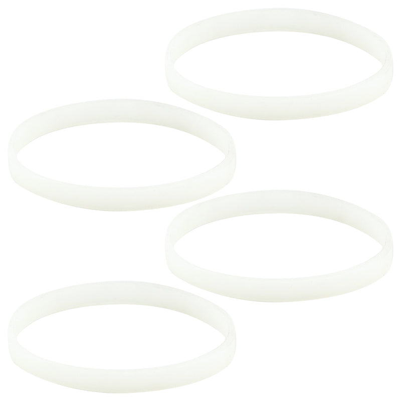 4 Pack White Gasket Rubber Sealing O-Ring Replacement Part for Nutri Ninja Auto-iQ Blenders BL480 BL681A BL682 BL640