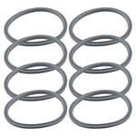 8 Pack Gray Gasket Replacement Parts Compatible with NutriBullet 600W 900W Blenders NB-101B NB-101S NB-201