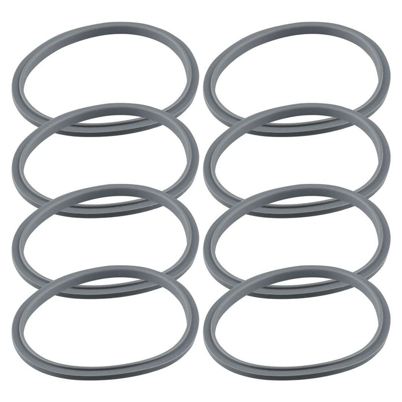 8 Pack Gray Gasket Replacement Parts Compatible with NutriBullet 600W 900W Blenders NB-101B NB-101S NB-201