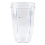 24 oz Tall Cup with Handled Lip Ring and Flip To-Go Lid Replacement Part Compatible with NutriBullet NB-101B NB-101S NB-201