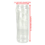 2 Pack 20 oz Cup with To-Go Lid Replacement Part Compatible with Oster BLSTAV BLSTPB My Blend 250-Watt Blender