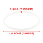 6 Pack Rubber Gaskets Sealing O-Ring Replacement Part for Nutri Ninja BL660 BL663 BL663CO BL665Q BL740 BL770 BL771 BL773CO BL810C BL810Q BL820 BL830