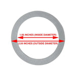 2 Pack 4902-003 Blender Jar Base Includes Gasket Replacement Part Compatible with Oster Blenders