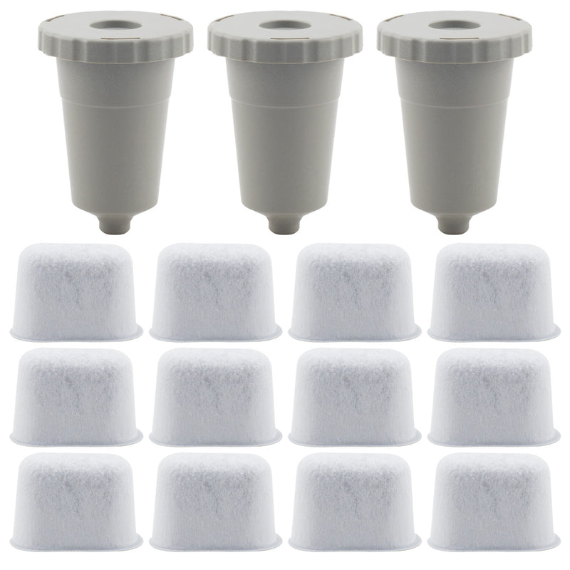 12 Pack Water Filter Cartridges, 3 Replacement Coffee Filter Sets Compatible with Keurig My K-Cup B30 B40 B50 B60 B70 Series