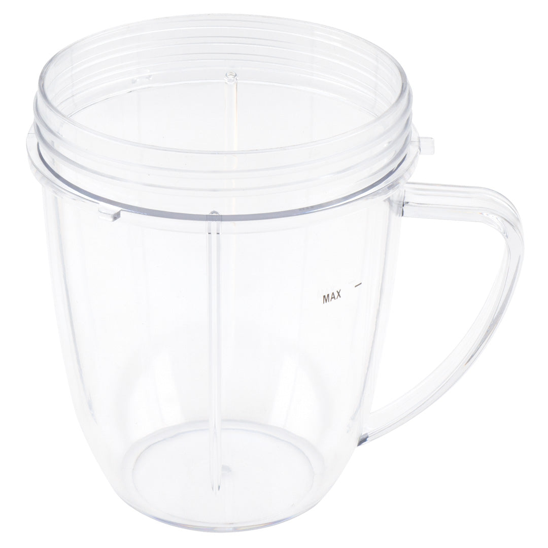 18 oz Short Cup with Lip Ring + Extractor Blade for Nutribullet Lean NB-203 1200W Blender