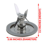 Ice Crusher Blender Blade 4961, Jar Bottom Cap 4902, Coupling and 2 Gaskets Replacement Part Compatible with Oster Osterizer