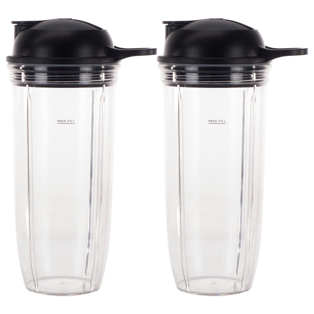 2 Pack 32 oz Cup and To-Go Lid Replacement Parts Compatible with Nutri –  Shamram Direct